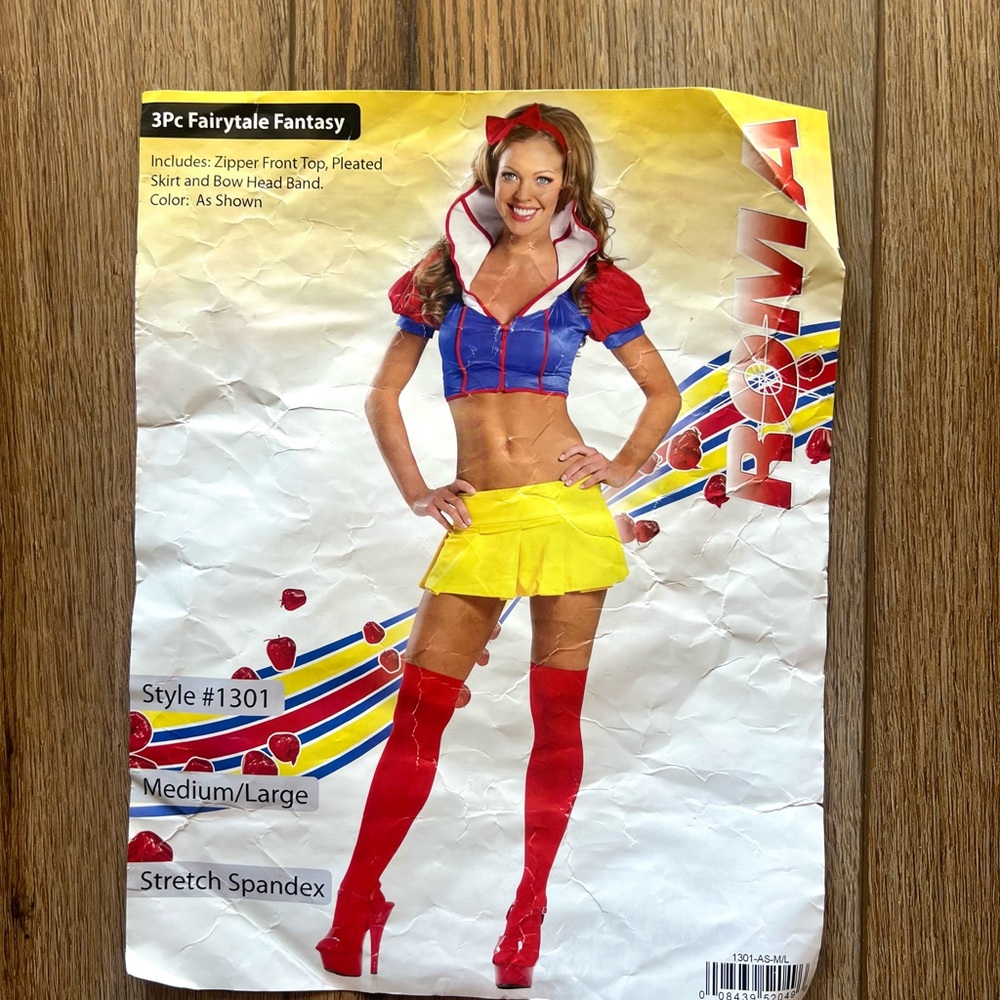 Leg Avenue Fairytale Fantasy Costume - Red, Blue, Yellow